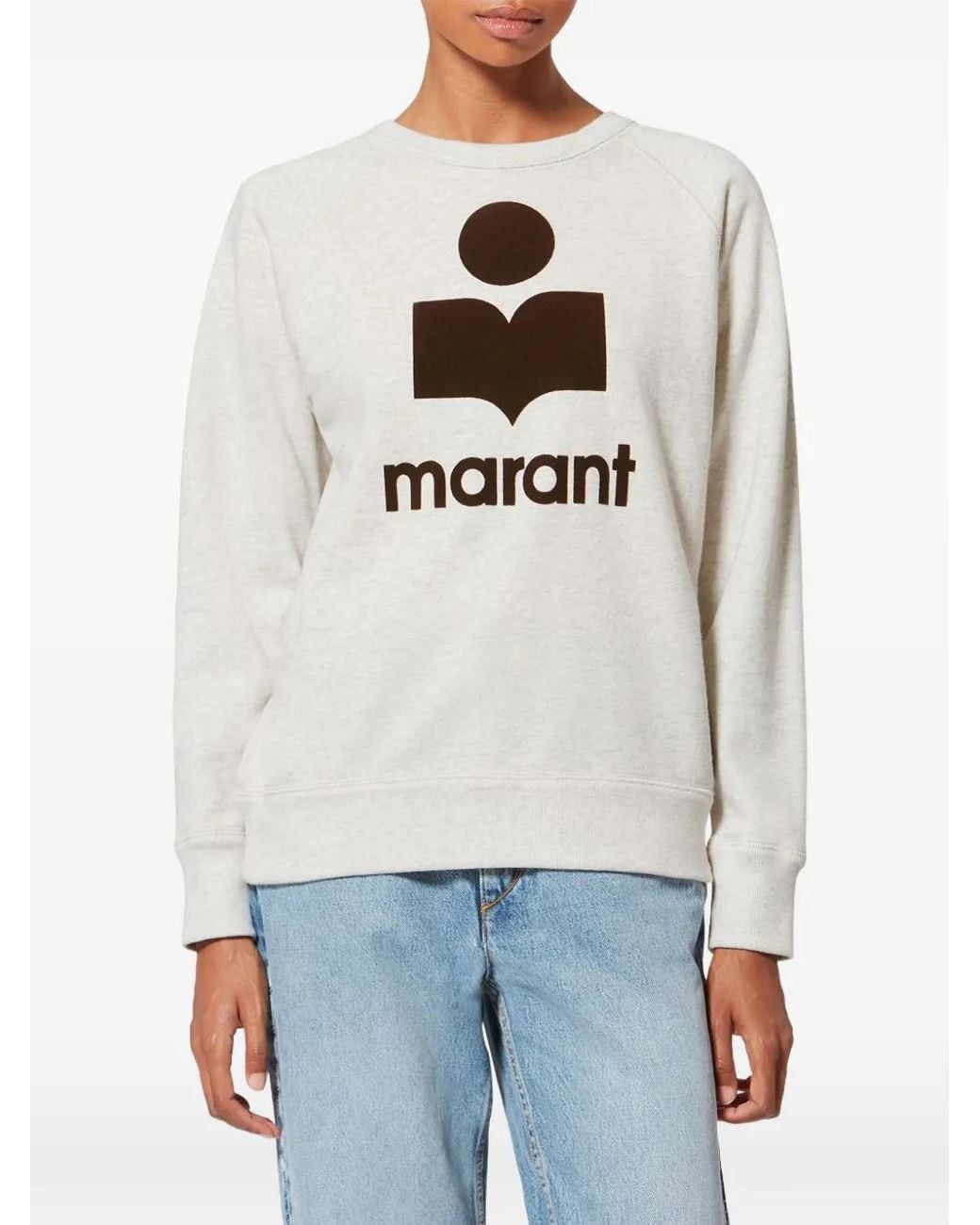 Isabel Marant White Millyny Cotton Sweatshirt