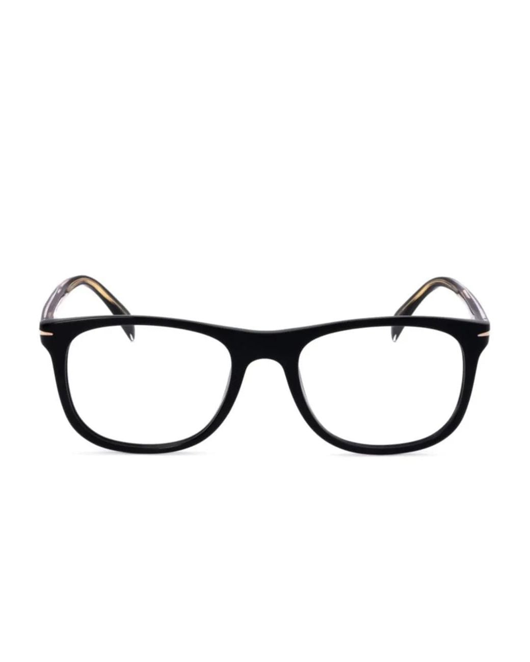 David Beckham Brown Rectangle-Frame Sunglasses for men