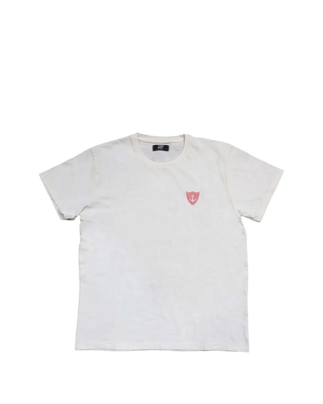 HTC White Logo-Print Cotton T-Shirt for men