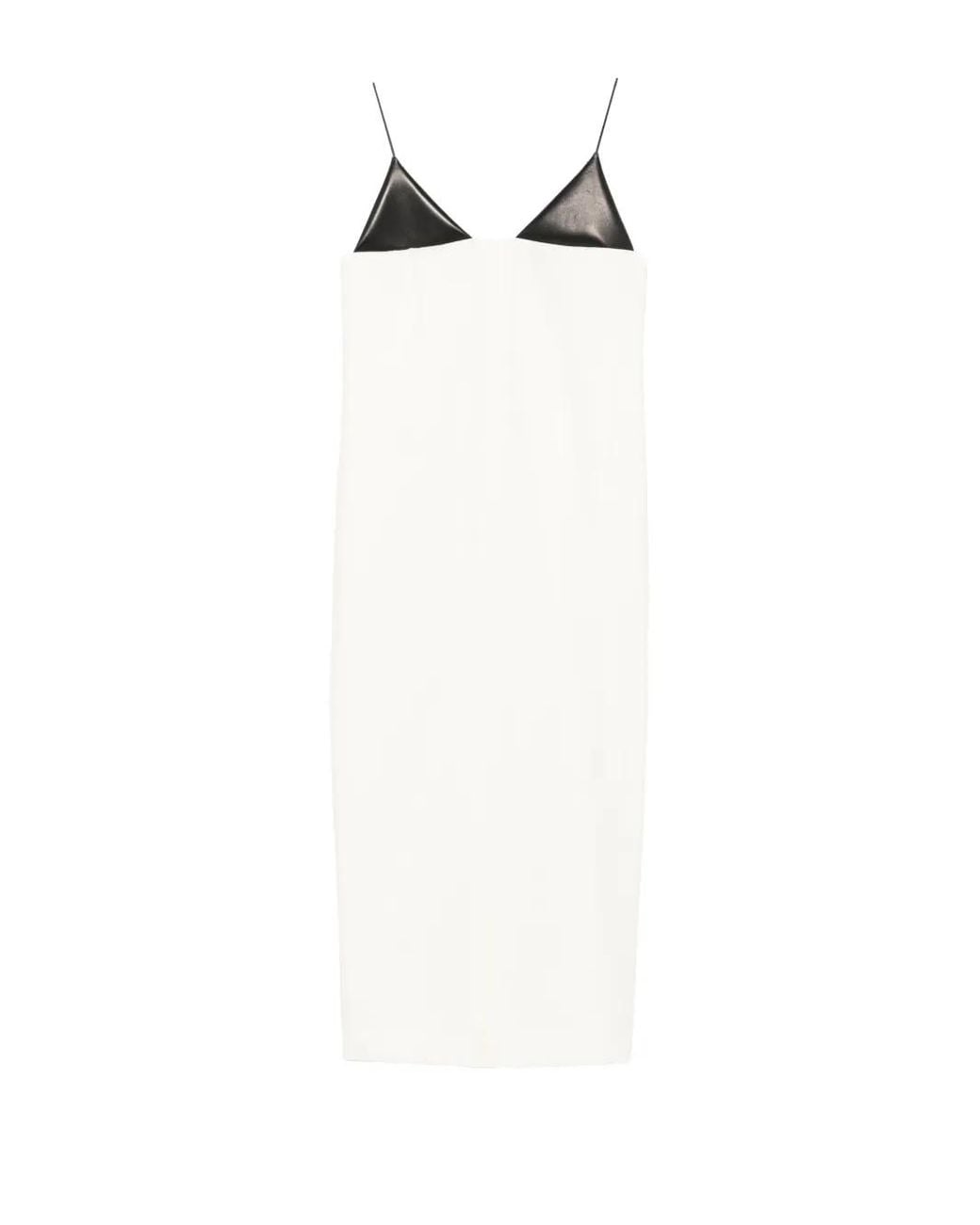 Brandon Maxwell White Bridges Dress