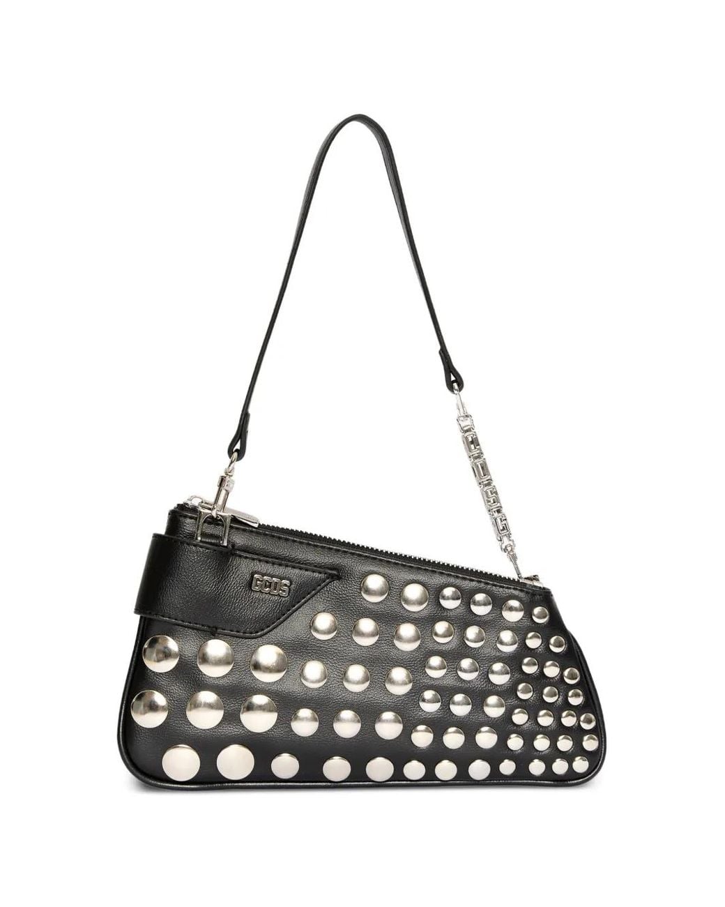 Gcds White Comma Notte Shoulder Bag