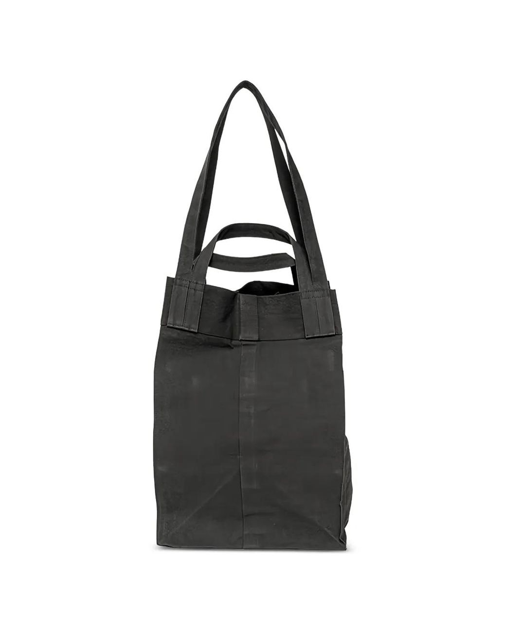 Jan Jan Van Essche Black Urushi Hemp Canvas Tote Bag