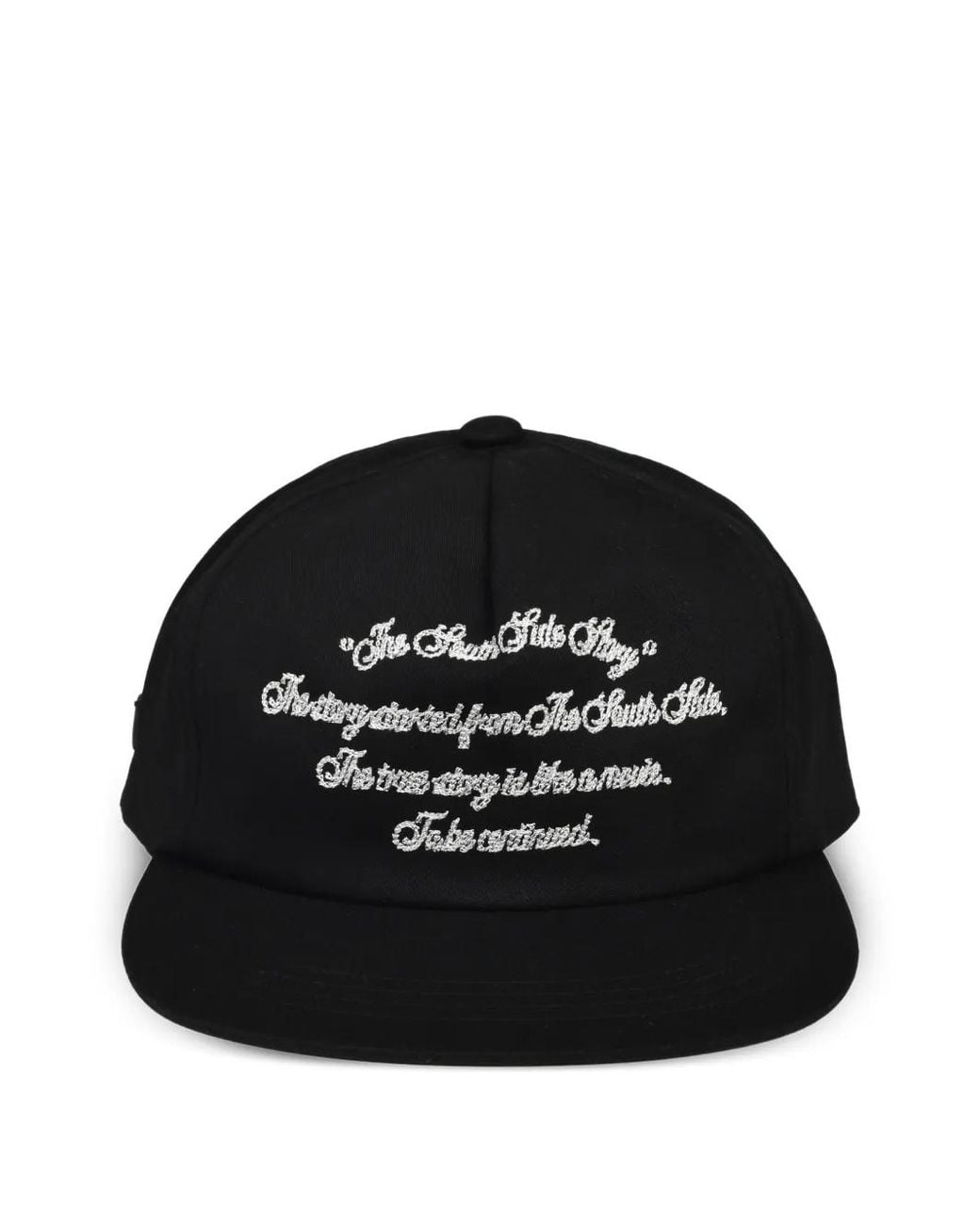 BREATH Black Logo-Embroidered Snapback Cap for men