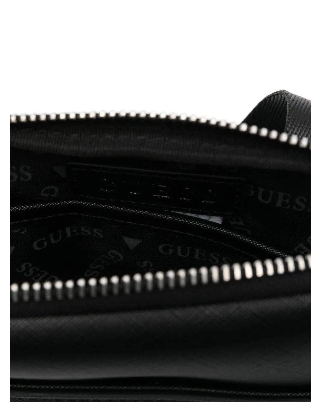 Guess Black Certosa Messenger Bag for men