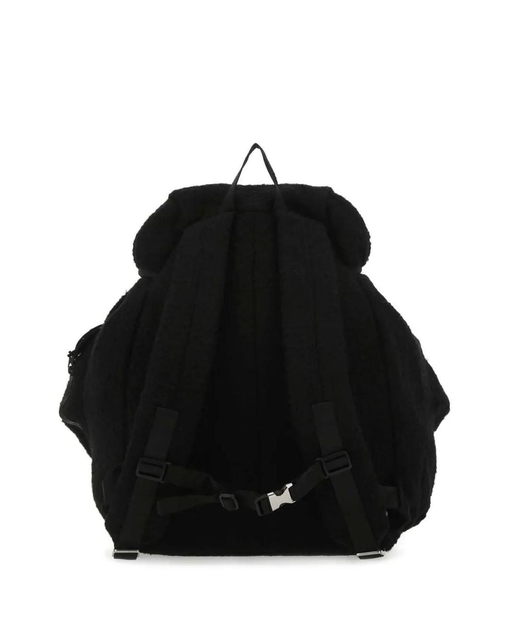 Adererror Black Bouclé Backpack for men