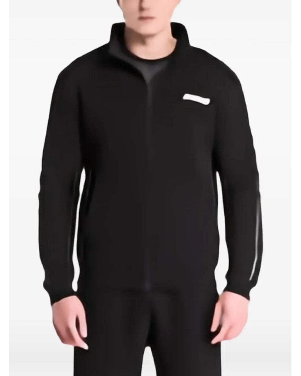 Guess Black Side Logo Sweatshirt for men
