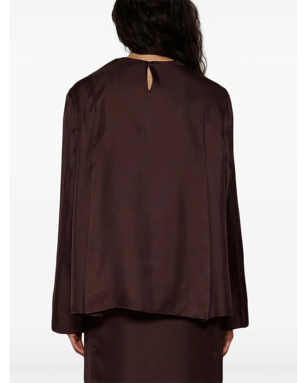 Loulou de Saison Brown Adalyn Blouse