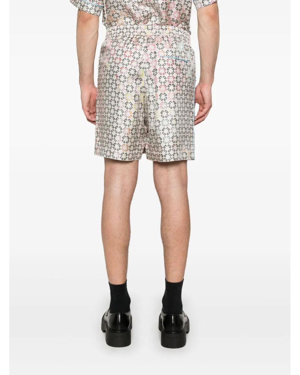 Bermuda Con Logo di Givenchy in White da Uomo