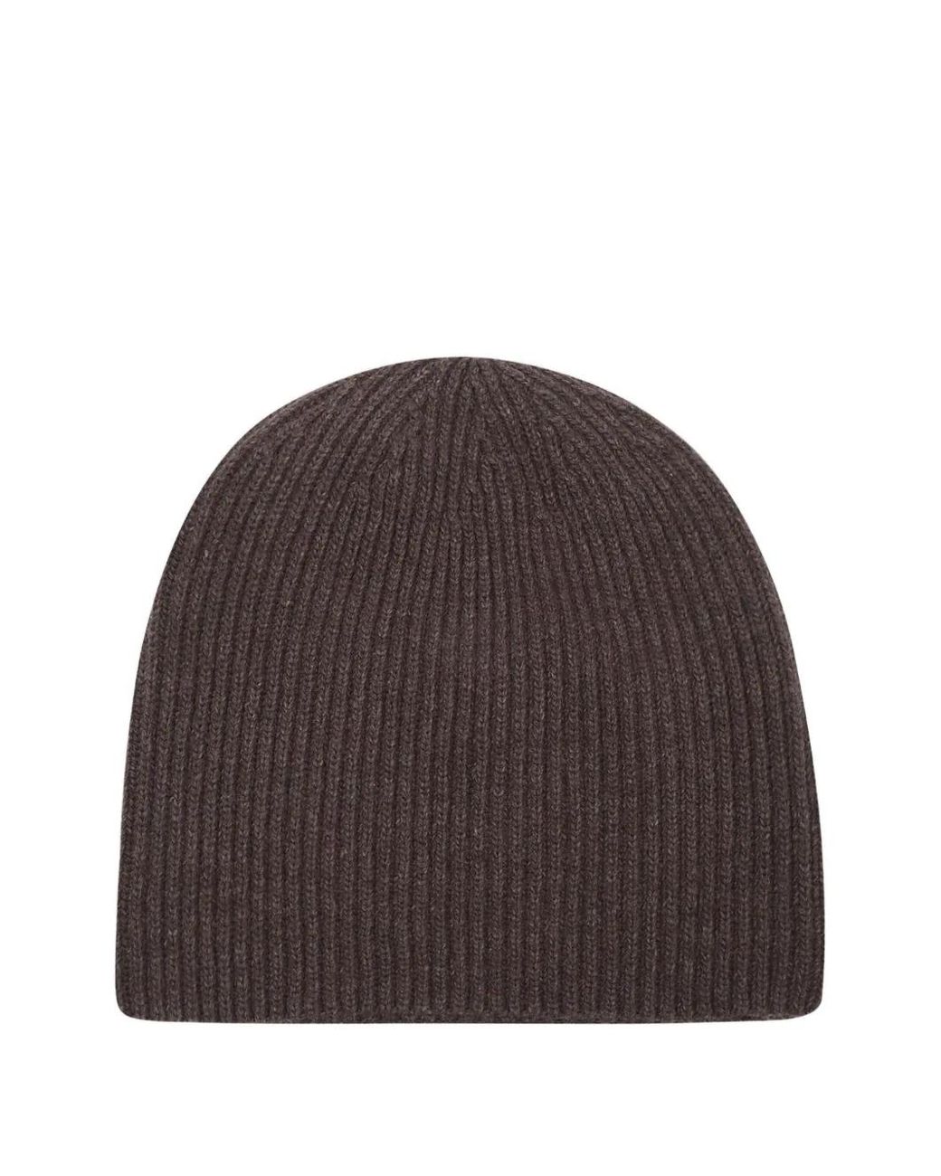 BERNER KUHL Brown Ribbed Beanie Hat for men