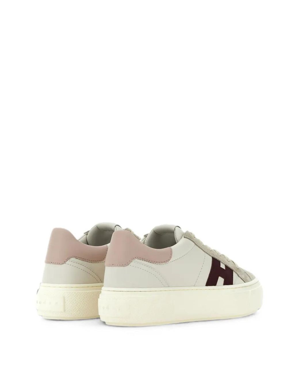 Hogan White Crosswind Platform Sneakers