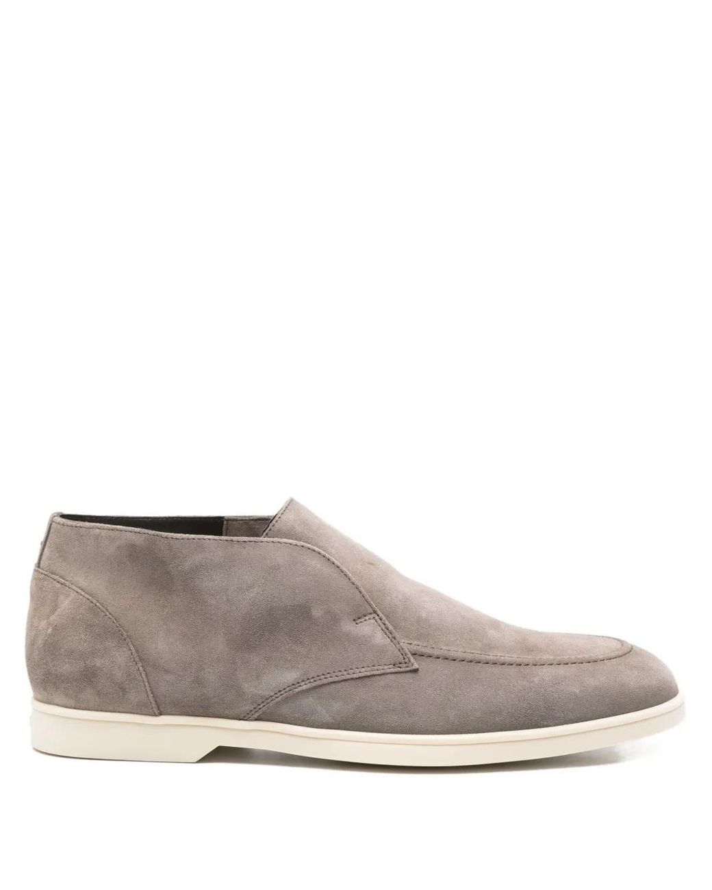 Doucal's Gray Suede Boots for men