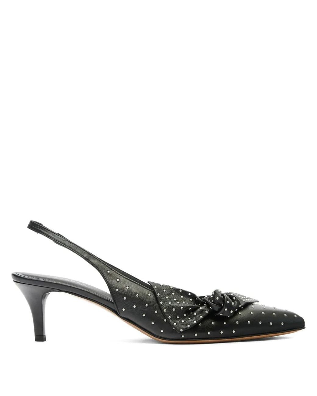 Isabel Marant Black Palmo Leather Pumps