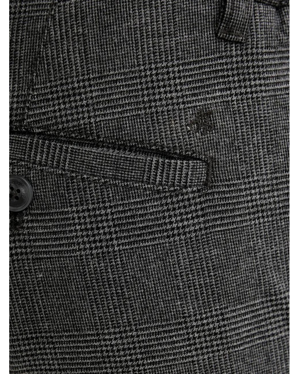 Marc O' Polo Black Check Trousers for men