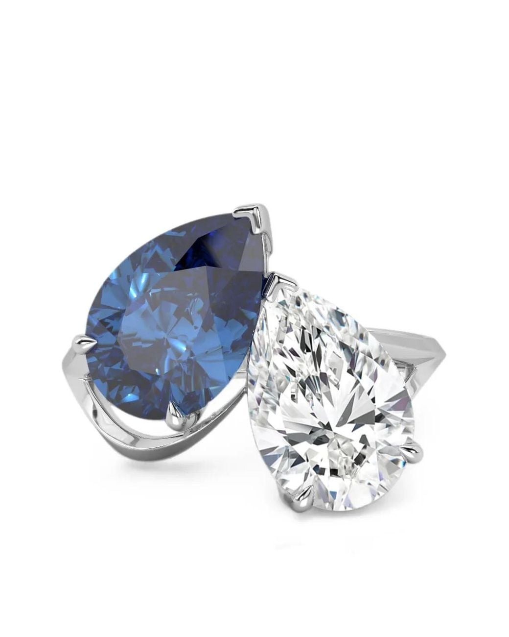 SOLO for Diamonds Blue Diamond Sapphire Ring