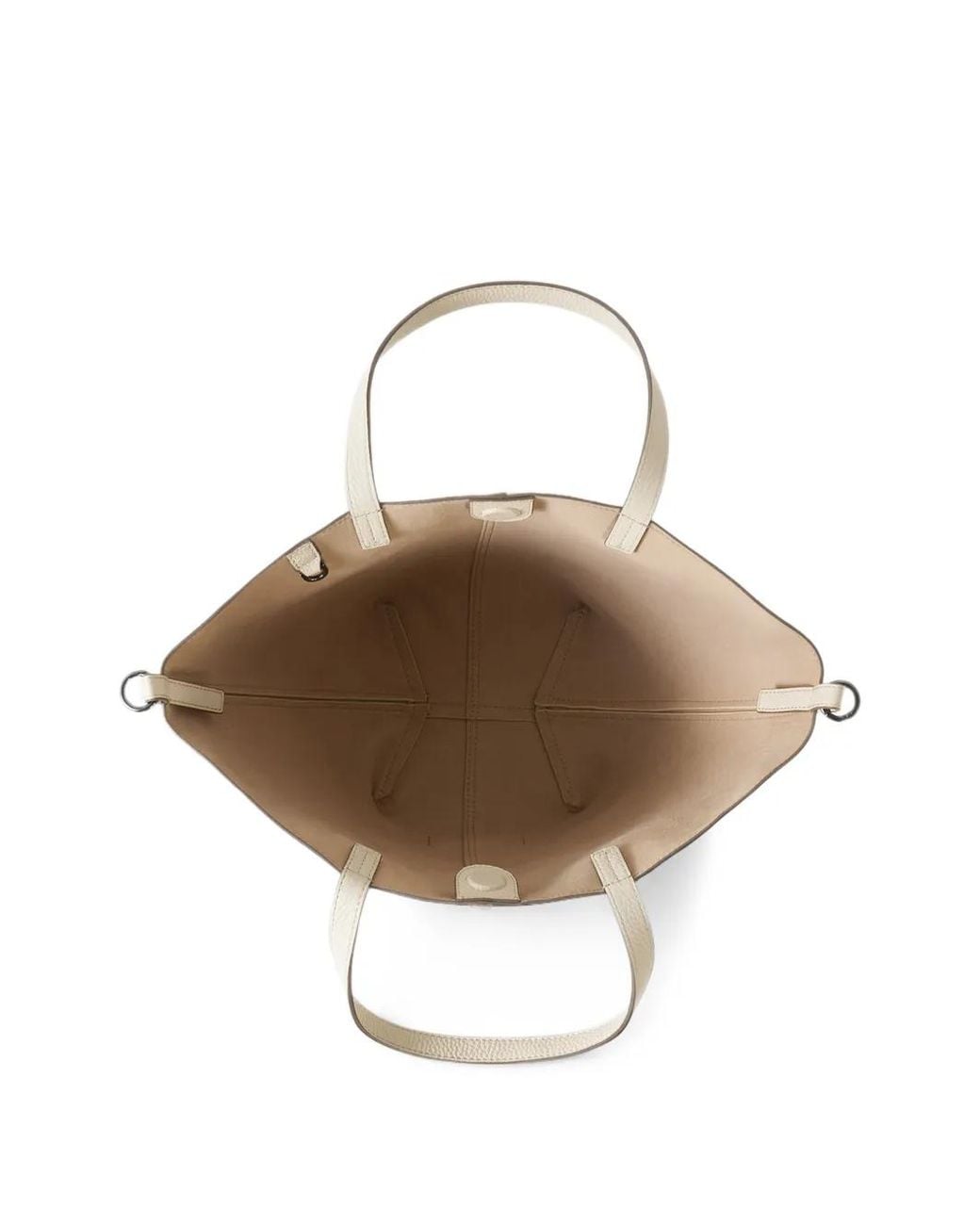 Bogner White Neuwies Keiko Grained Leather Bucket Bag