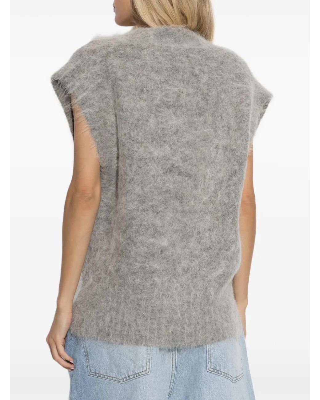 Munthe Gray Vurulia Crystal-Embellished Vest