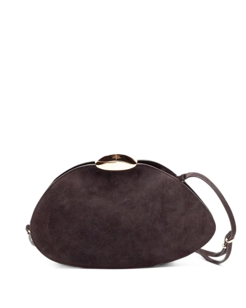 Benedetta Bruzziches Brown Belle De Jour Suede Shoulder Bag