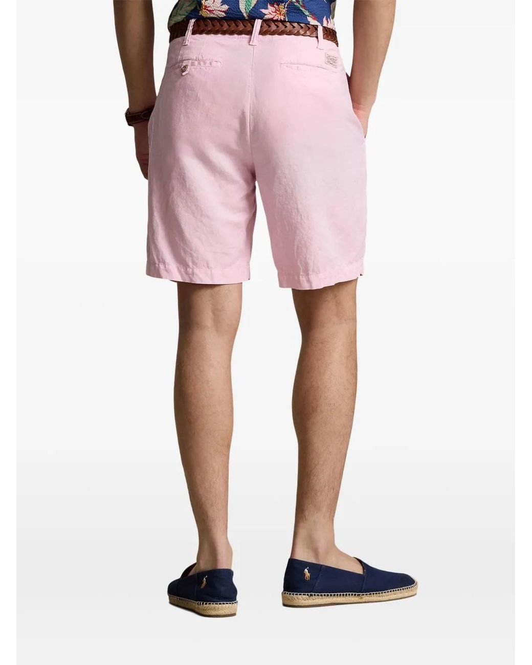 Polo Ralph Lauren Pink Buttoned Shorts for men