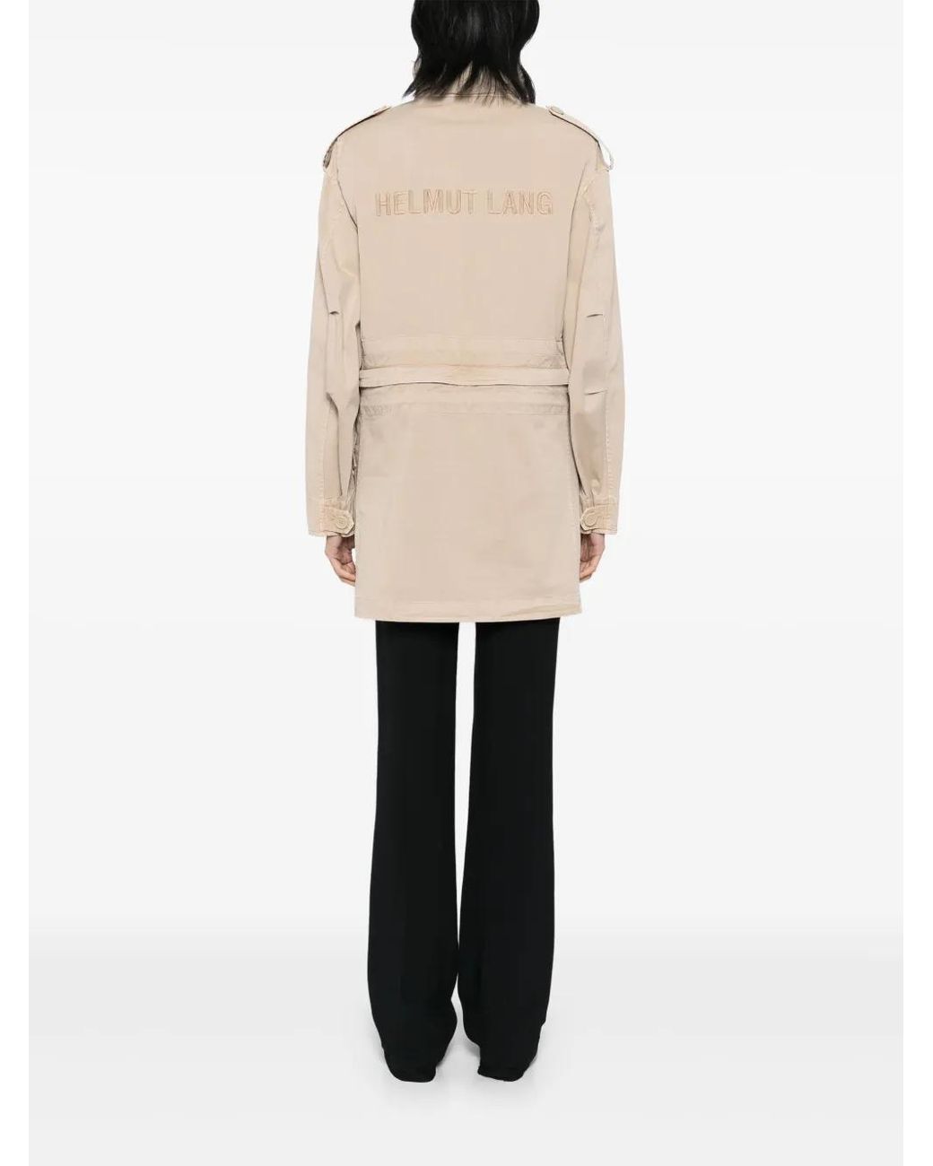 Abrigo Militar Helmut Lang de color Natural