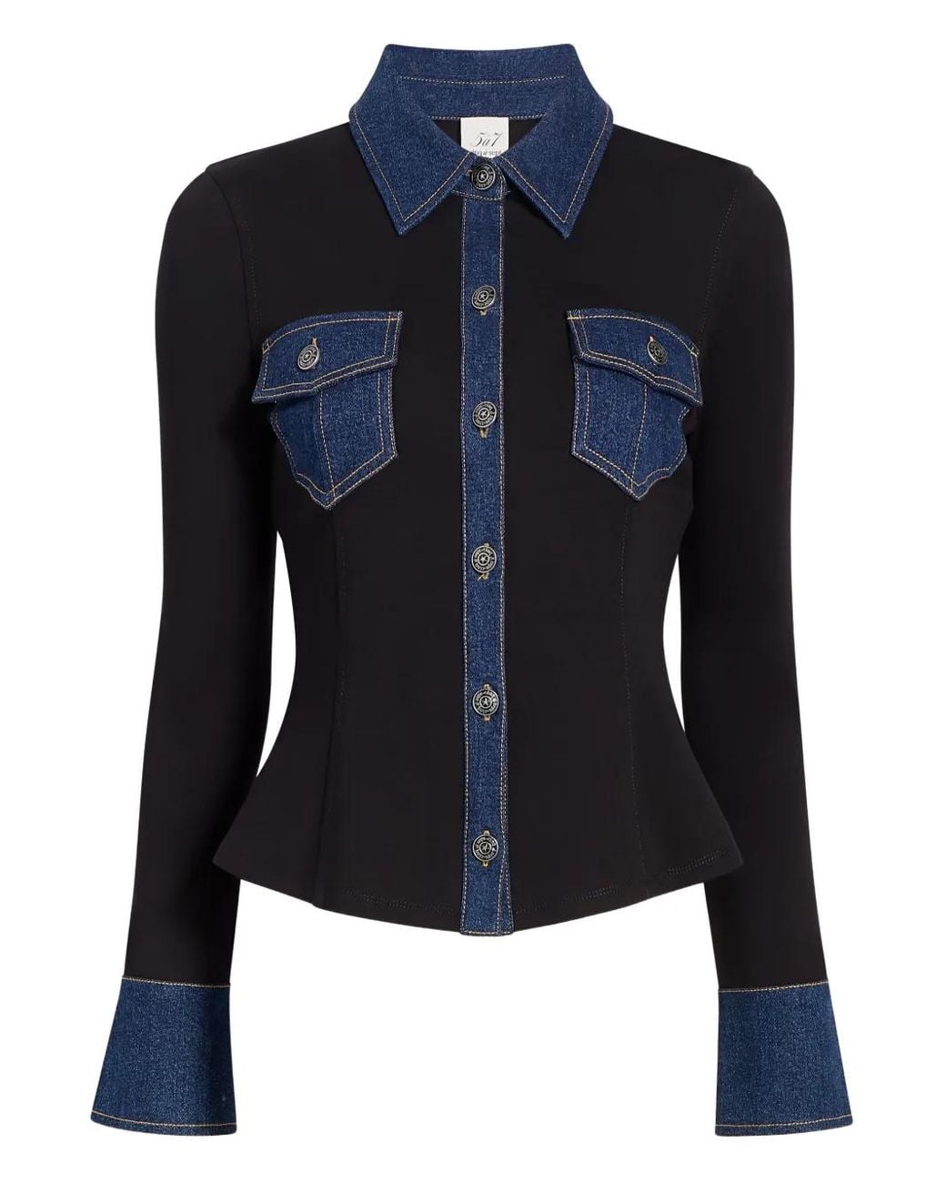 Cinq À Sept Blue Aliza Top
