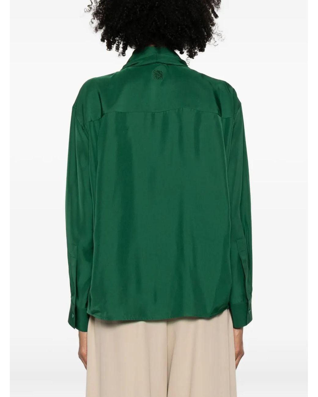 Camisa Plisada Loewe de color Green