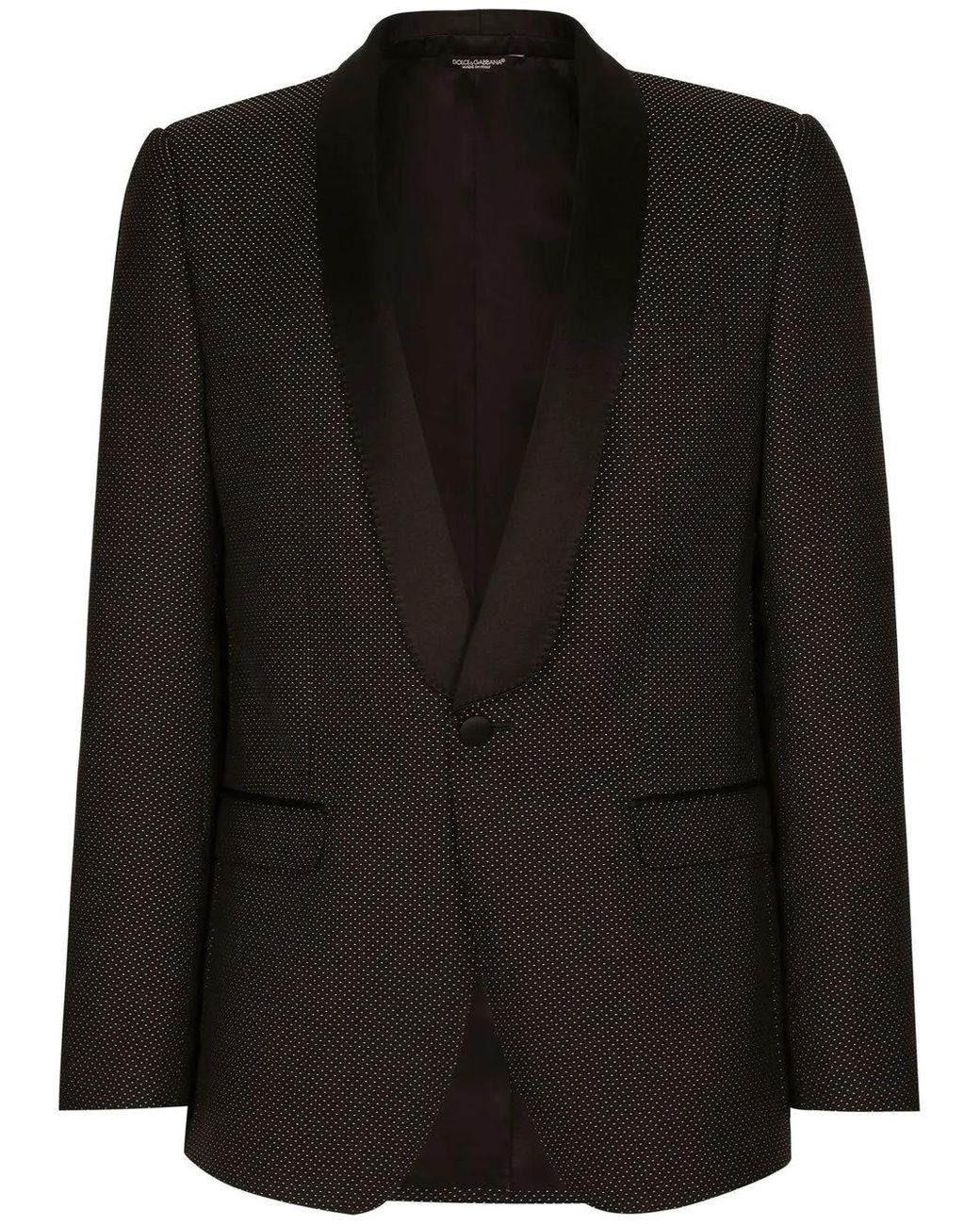 Dolce & Gabbana Black Martini-Fit Tuxedo Suit for men