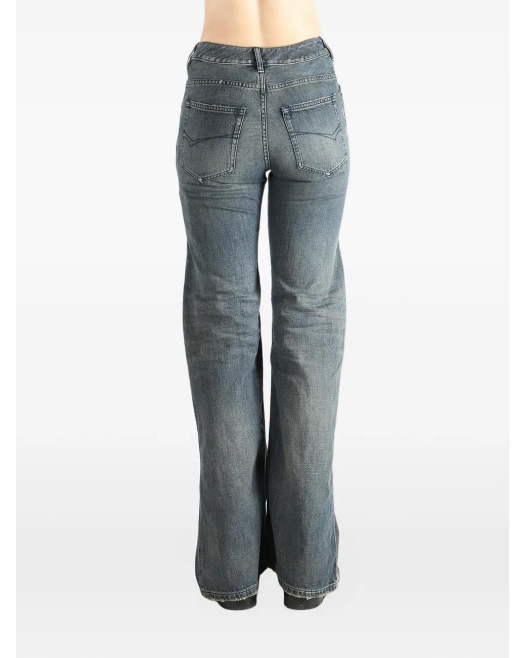 Balenciaga Gray Logo Jeans