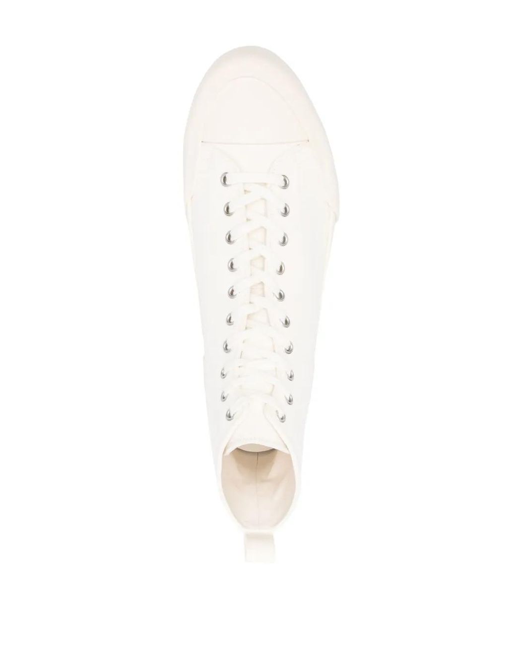 Jil Sander White High-Top Leather Sneakers for men