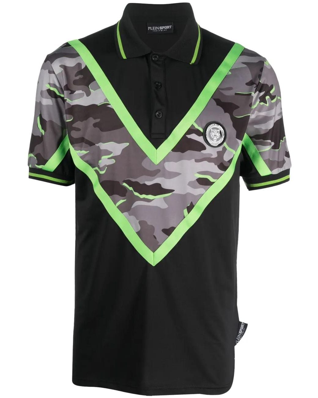 Philipp Plein Green Amazon Edition Cotton Polo Shirt for men