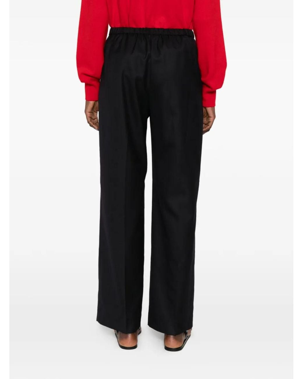 Gant Black Elasticated-Waistband Trousers