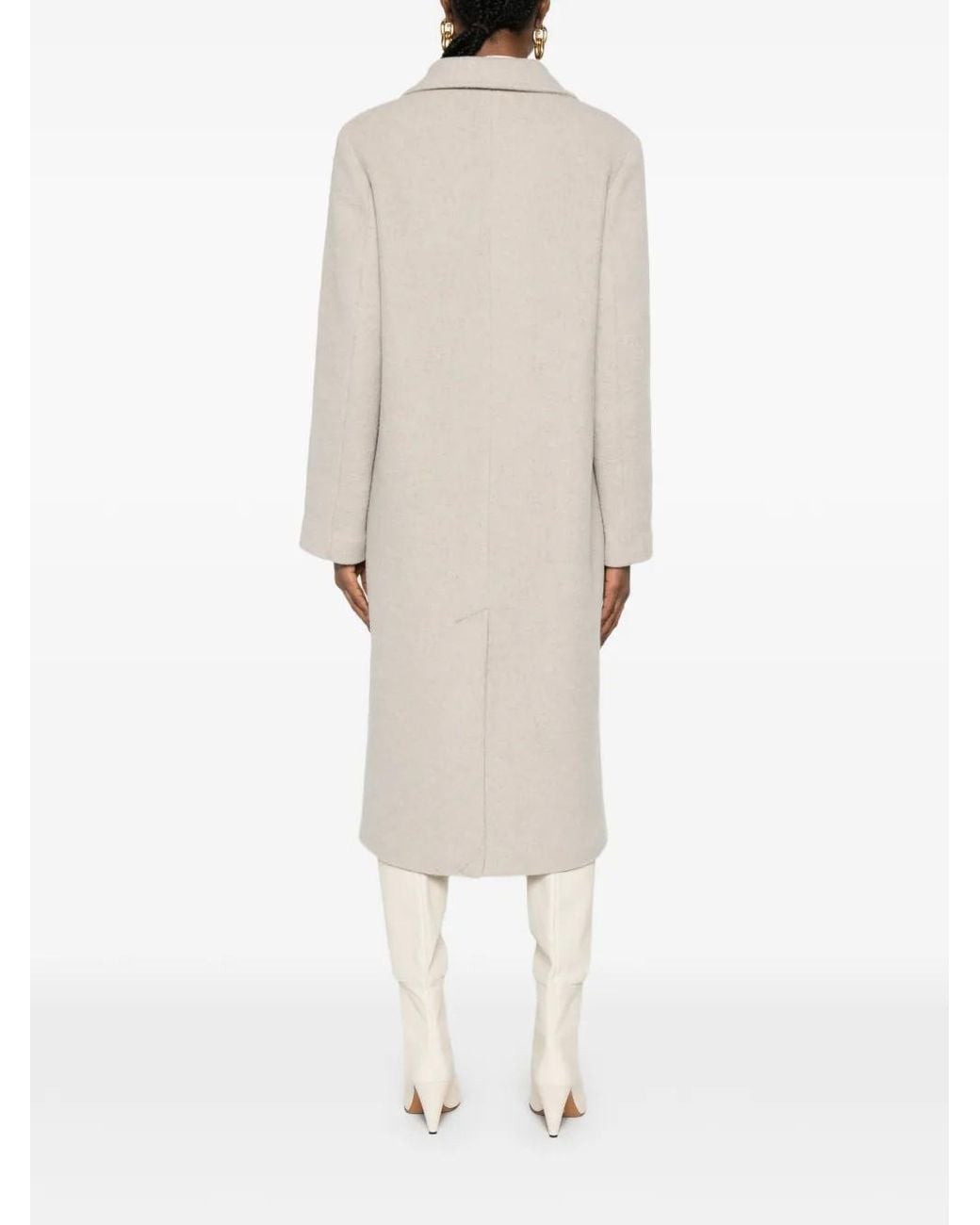 Marc O' Polo Natural Double-Breasted Coat