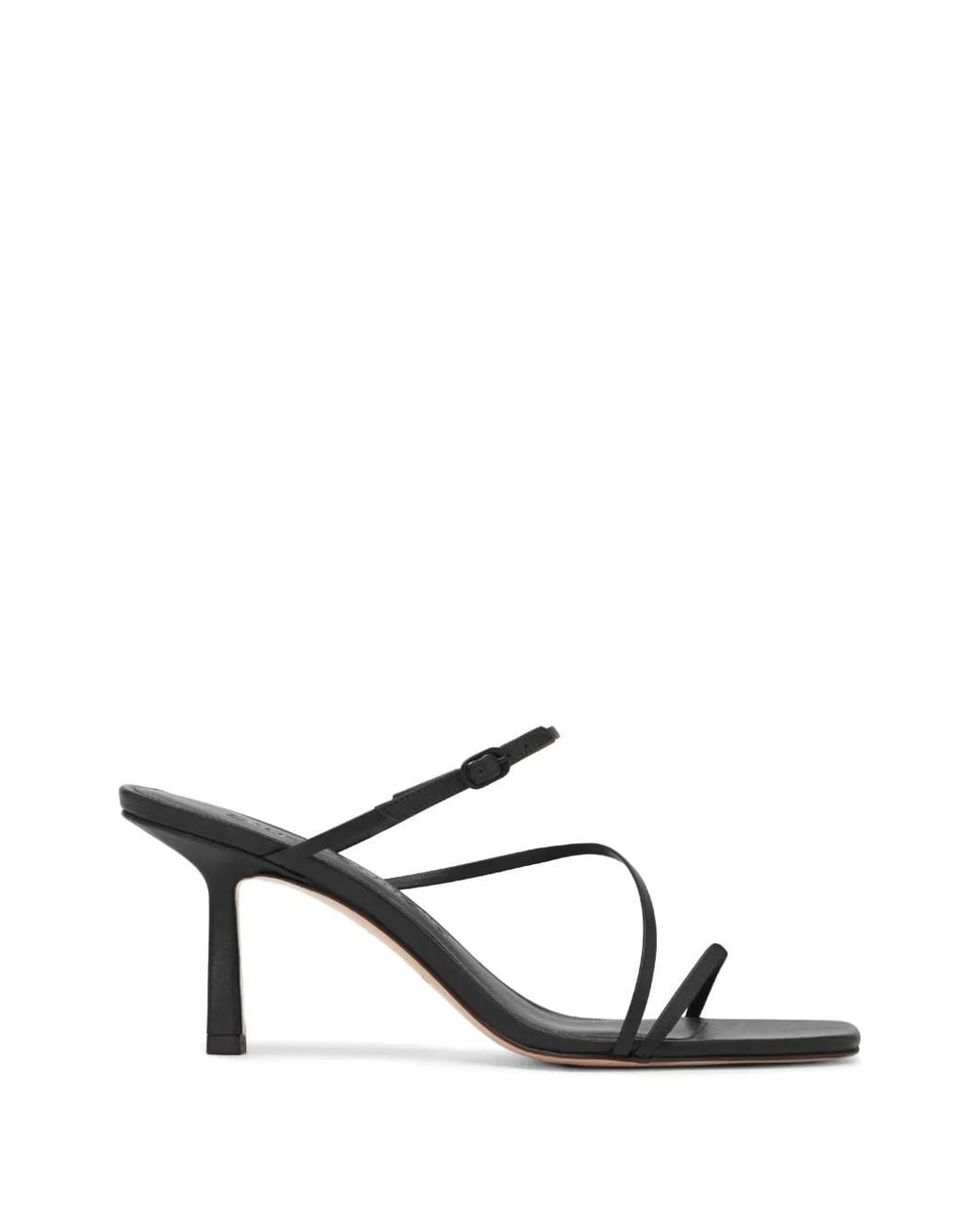 STUDIO AMELIA White Bias Wrap Mules