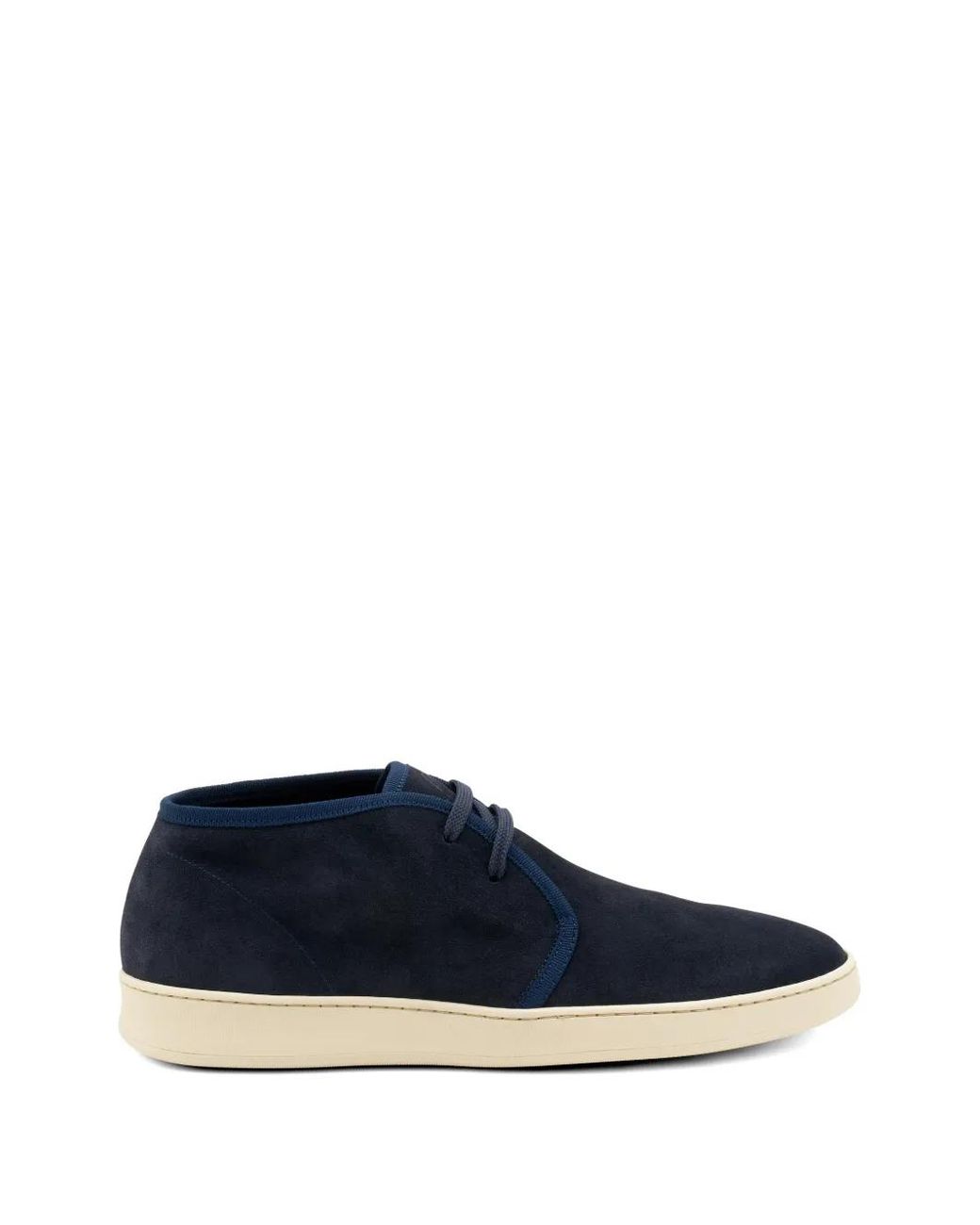 Frau Blue Grosgrain-Trim Ankle Boots for men