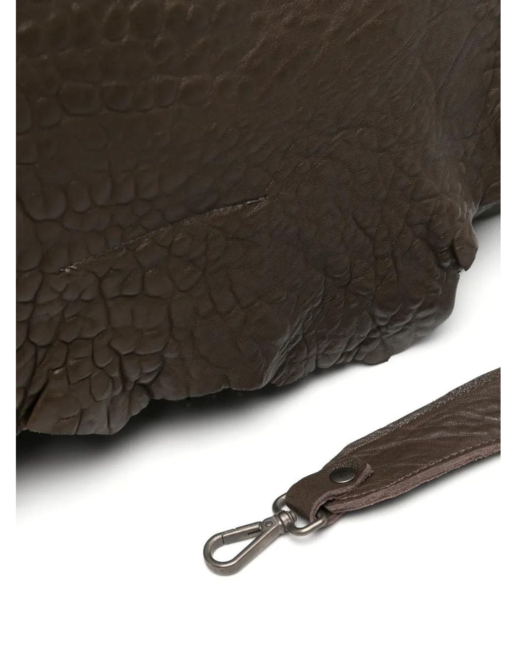 UN TÈ DA MATTI Black Sac À Main Il Cappellaio Matto En Cuir