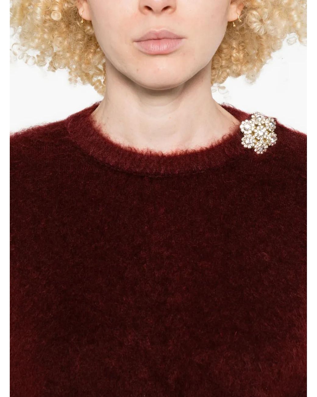N°21 Red Embellished Sweater