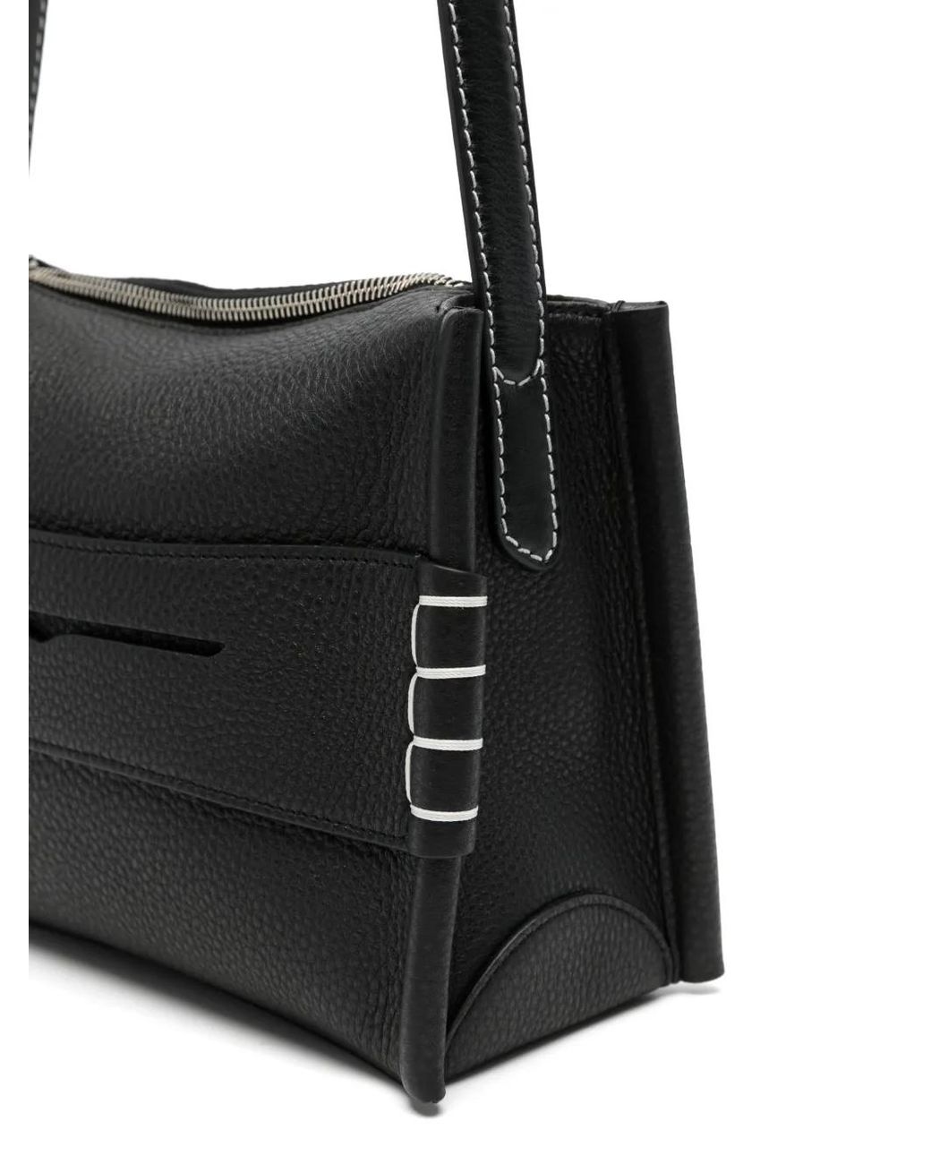 J.W. Anderson Black Petite Sacoche Loafer for men