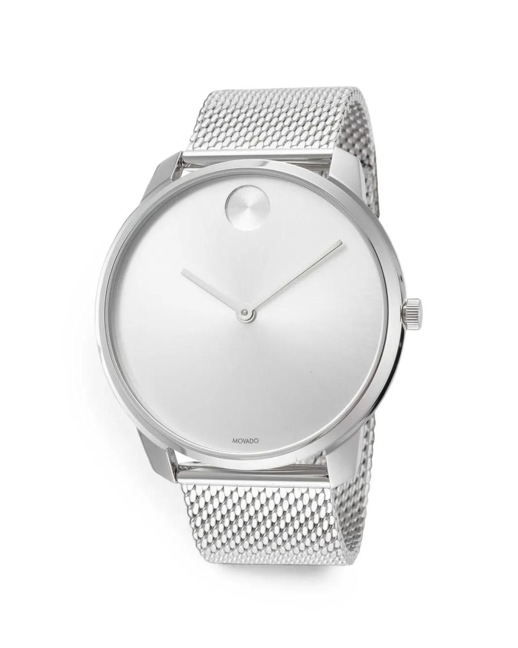 Movado Gray Bold Mesh-Strap 40Mm Watch for men