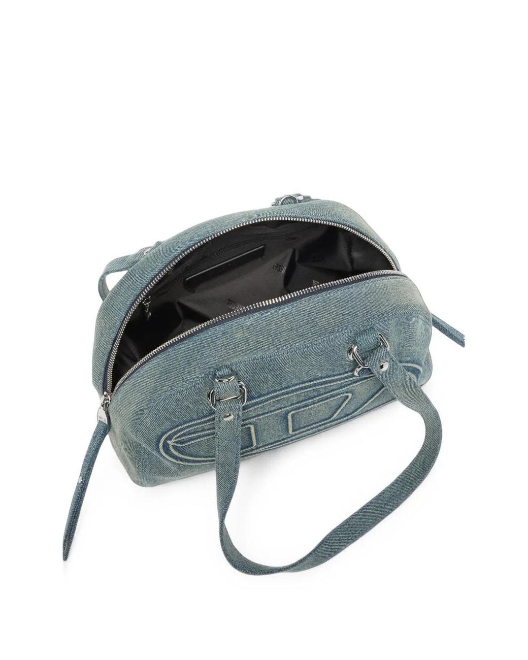 DIESEL Blue Sac Porté Épaule 1Dr En Jean À Logo Oval D