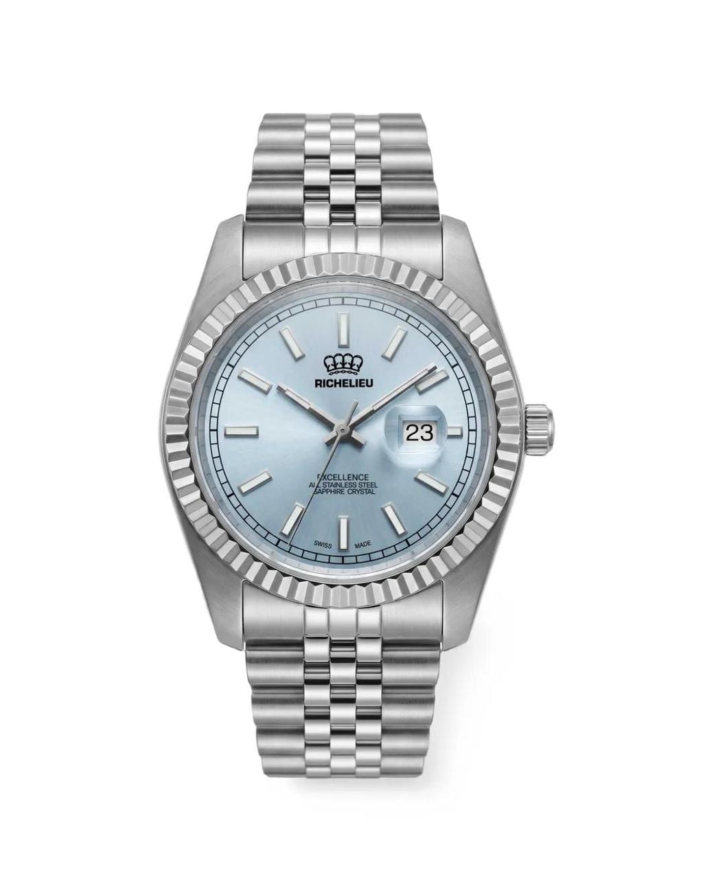 Richelieu Swiss Gray Excellence 38Mm Watch for men