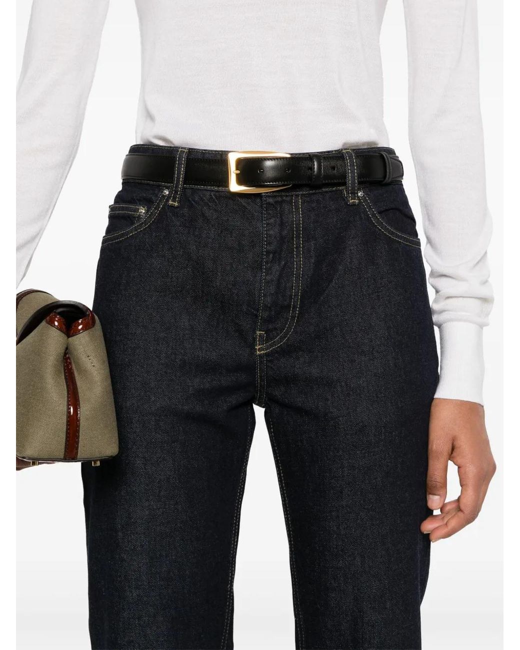 Totême Blue Low Tapered Jeans