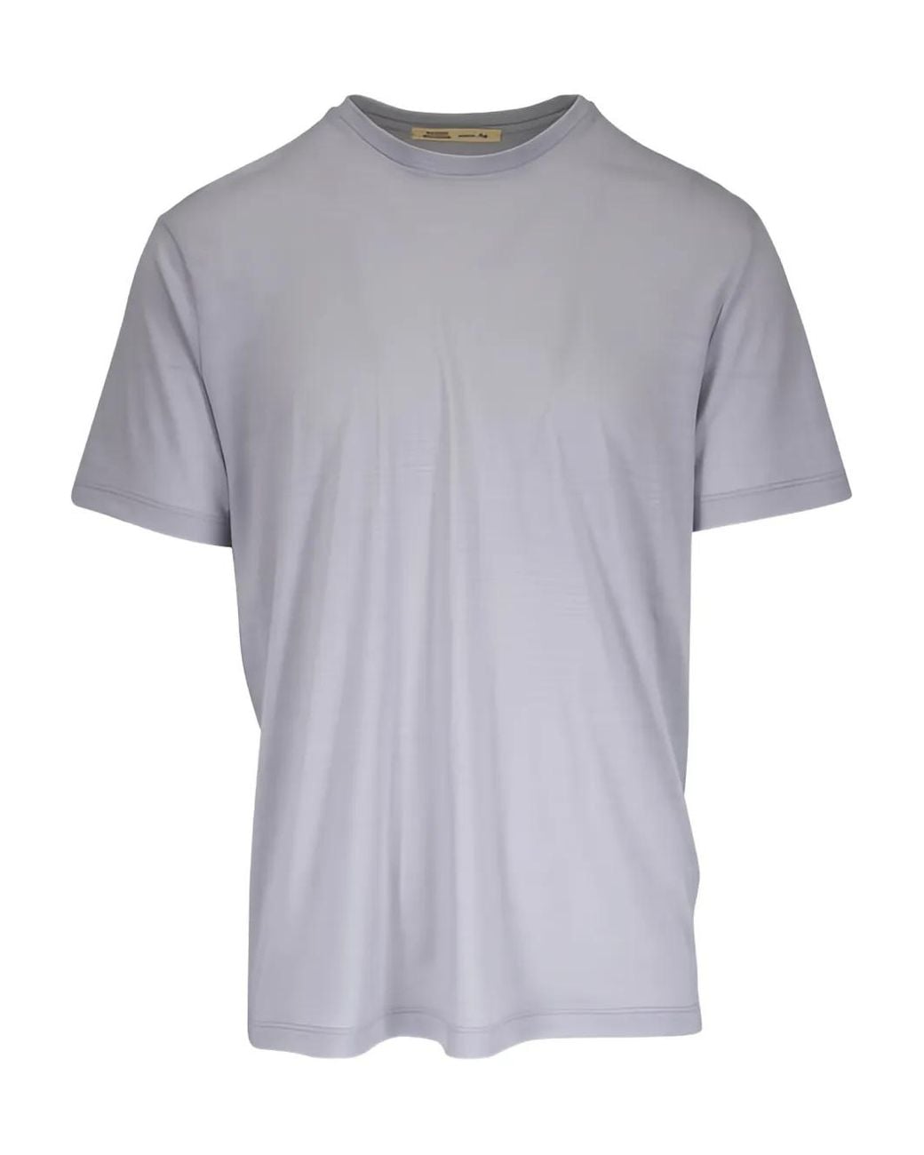 Maurizio Baldassari Gray Crew-Neck T-Shirt for men