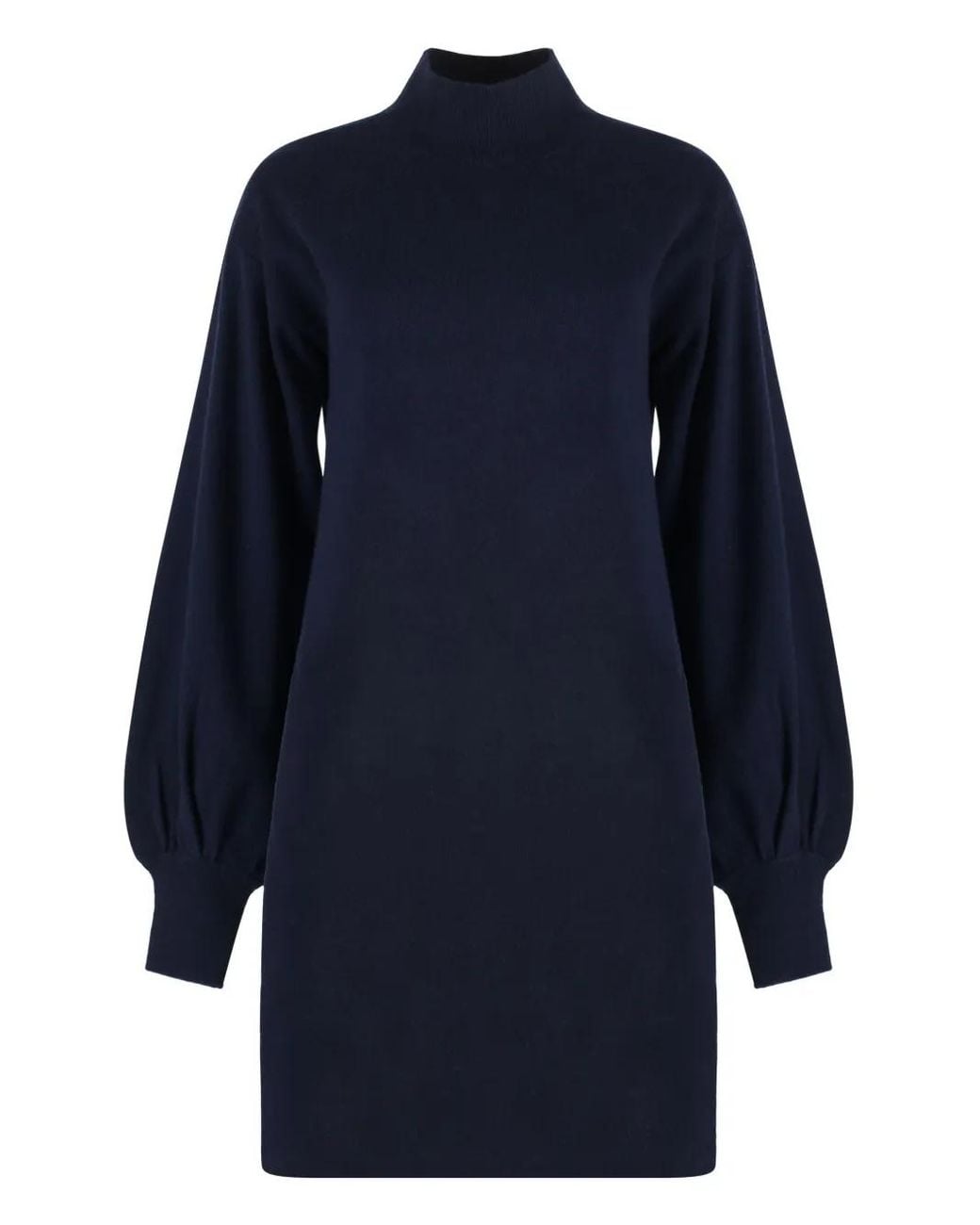 Malo Blue Cashmere Dress