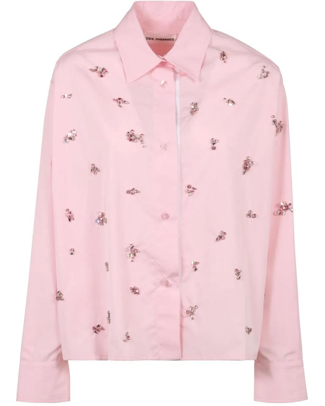Des Phemmes Pink Cotton Shirt