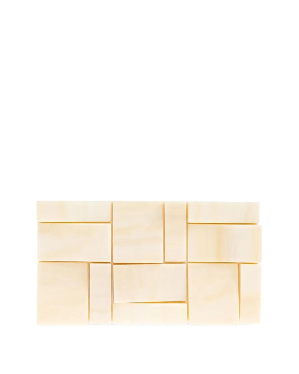 Cult Gaia White Galleria Clutch Bag