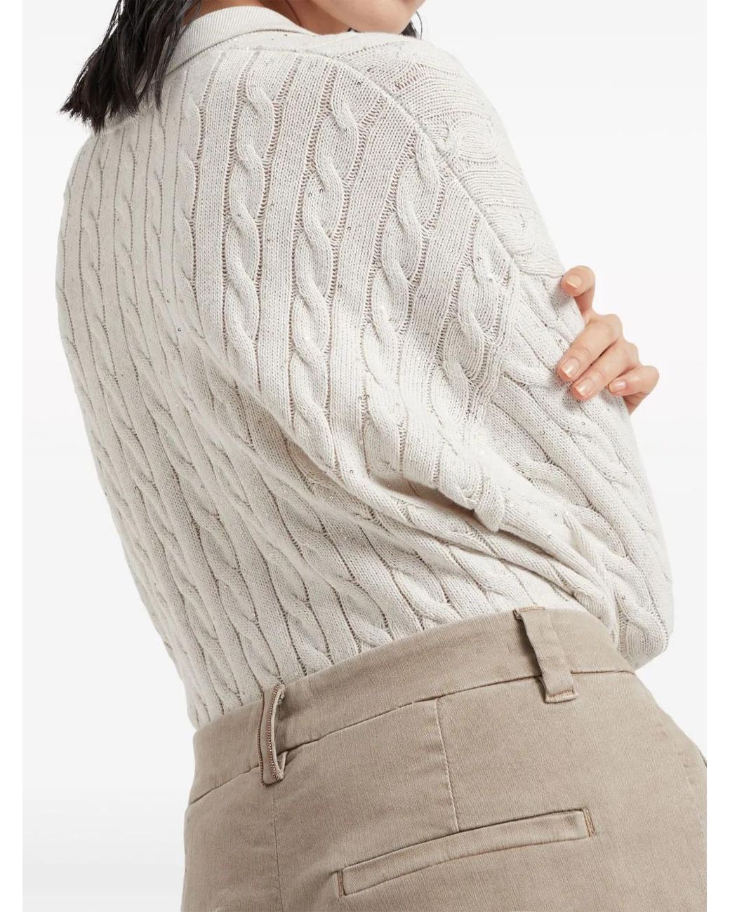 Brunello Cucinelli Natural Drill Pants