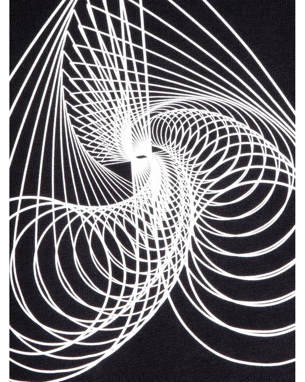 Camiseta Con Estampado Gráfico Moose Knuckles de hombre de color Black