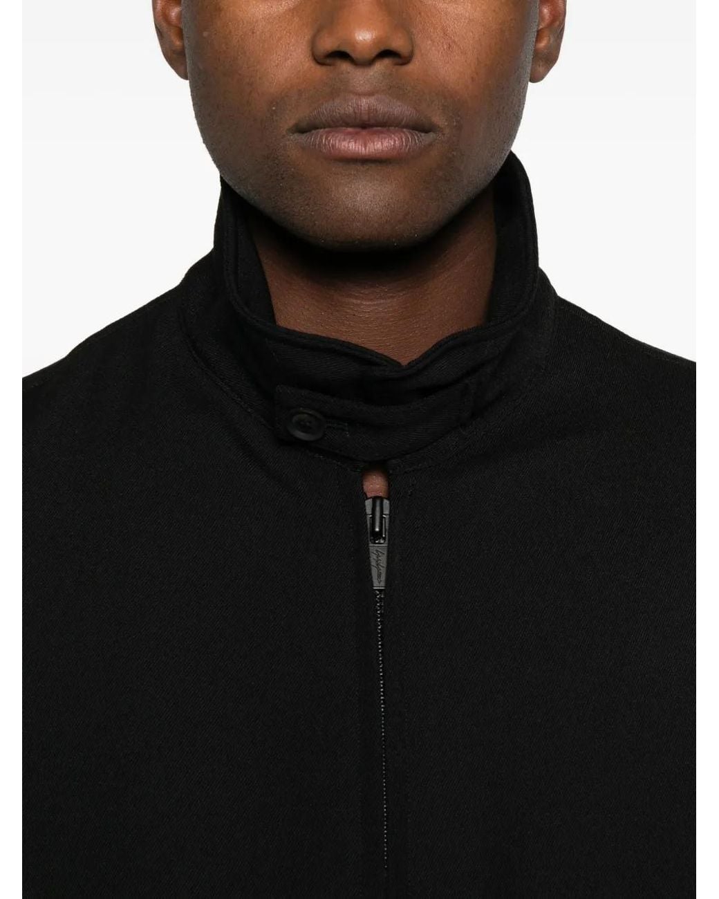Yohji Yamamoto Black Wool Shirt Jacket for men