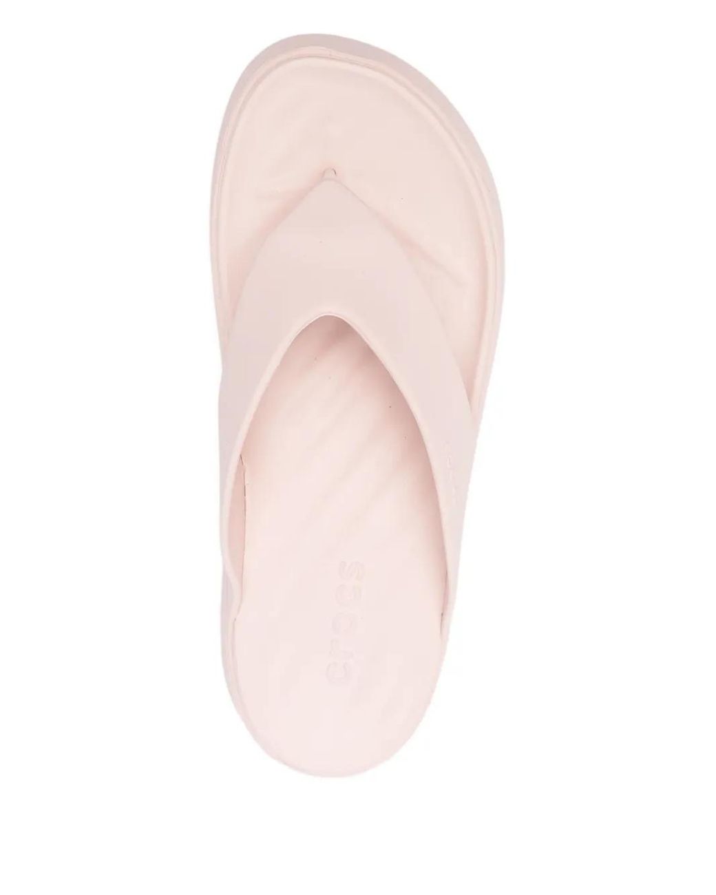 CROCSTM Pink Getaway Platform Thong Slides