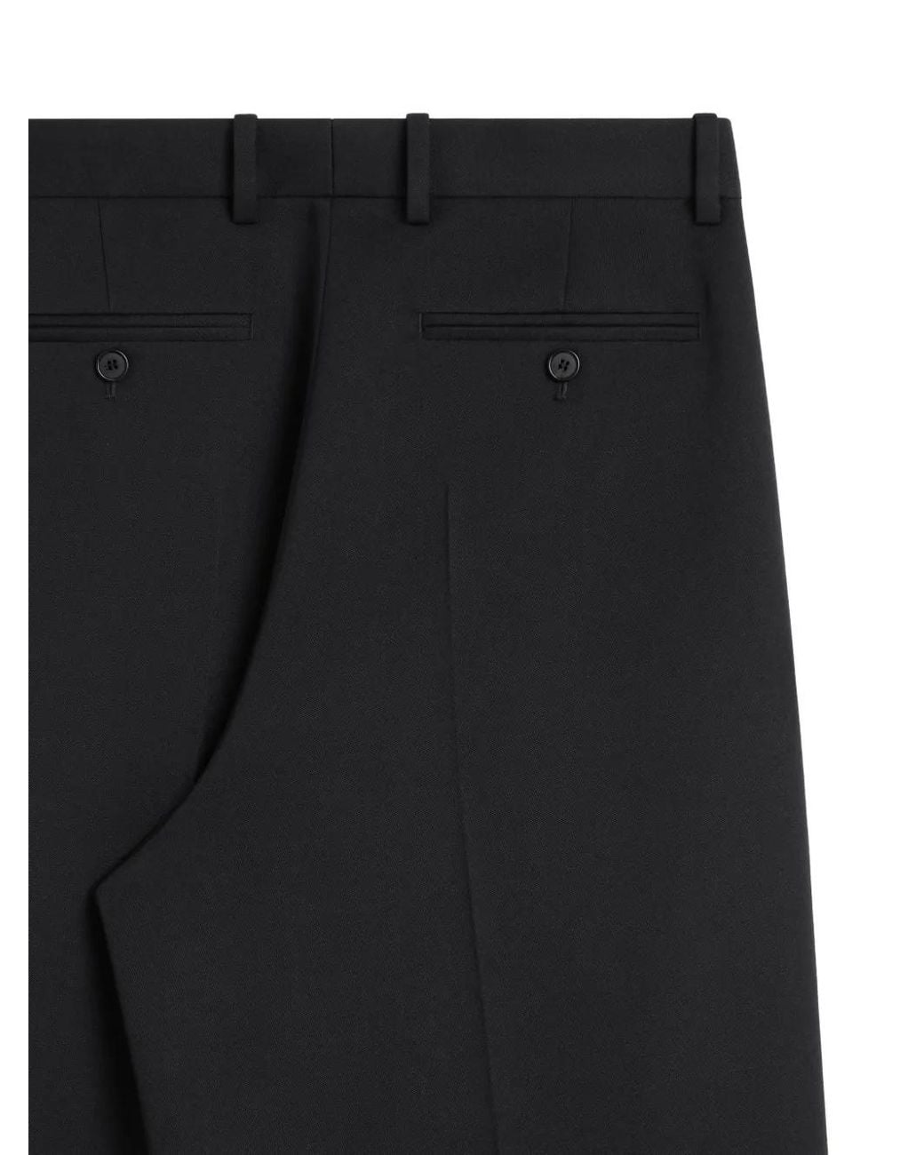 Givenchy Black Double Pleat Pants