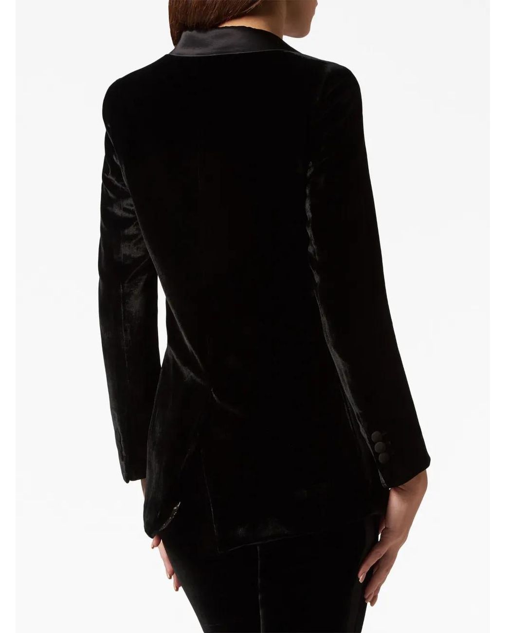 Philipp Plein Fluwelen Blazer in het Black